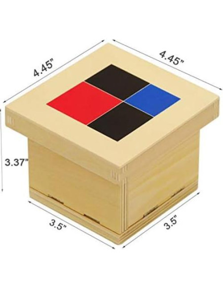 Cubo Binomial Elite Montessori - 8 Bloques de Madera