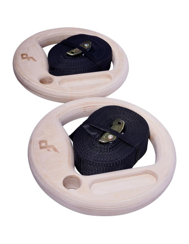 Anillas de Gimnasia Dangerously Fit con Hangboard Integrado