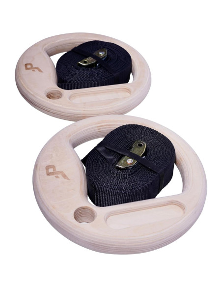 Anillas de Gimnasia Dangerously Fit con Hangboard Integrado