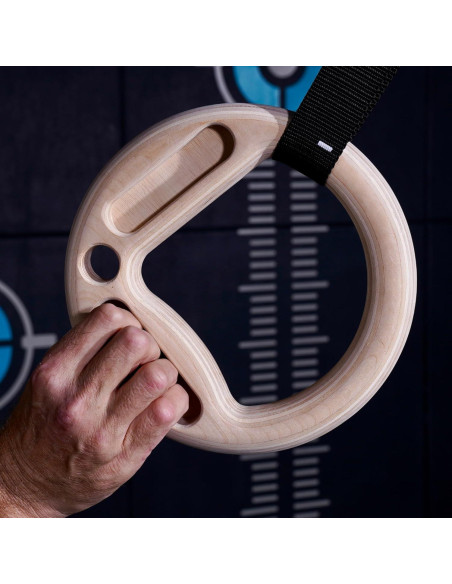 Anillas de Gimnasia Dangerously Fit con Hangboard Integrado