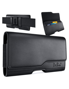 Funda DeBin para iPhone 16, 15, 14, 13, 12, 11 con Clip