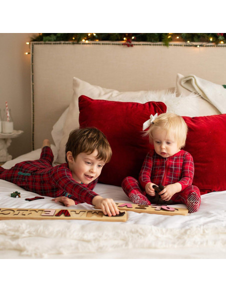 Rompecabezas de Nombre Personalizado Bloom Owl - Madera 25.4-76.2 cm