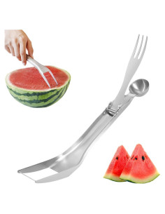 Cortador de Sandía 3 en 1 Koujut Acero Inoxidable 24.4 cm