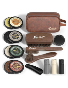 Kit de Brillo para Zapatos Jiuzuan 13 Piezas Cuidado Cuero