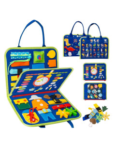 Tablero Ocupado Montessori ANGETEN 28x22 cm para Niños 1-4 Años