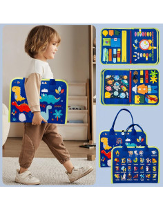 Tablero Ocupado Montessori ANGETEN 28x22 cm para Niños 1-4 Años 2