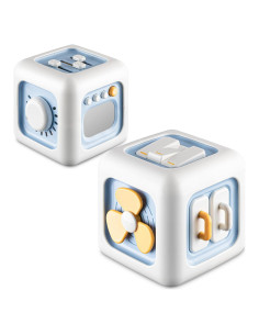 Cubo de Actividades Montessori BLF FUN Azul 9.4cm para Niños