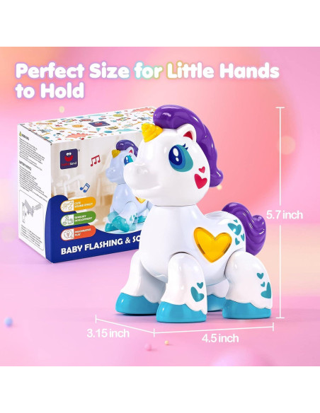Juguete Interactivo Unicornio HAHALAND para Niña 1 Año
