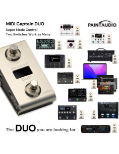 Controlador de pie MIDI Paint Audio Captain DUO USB-MIDI 2