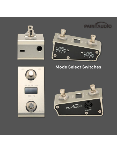 Controlador de pie MIDI Paint Audio Captain DUO USB-MIDI