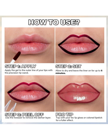 Tinte de Lápiz Labial Peel Off Cilrofelr Baya 32g