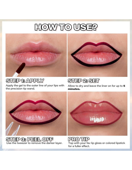 Tinte de Lápiz Labial Peel Off Cilrofelr Baya 32g