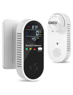 Detector de Monóxido de Carbono KAKIMENT 4-en-1 Enchufable