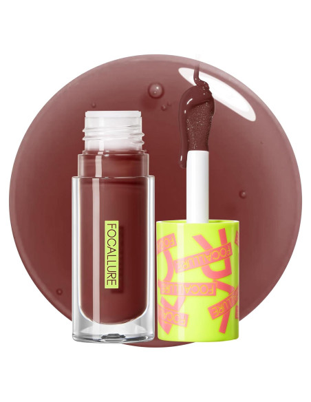 Aceite de Labios FOCALLURE BR01 Café Goteante Hidratante Aceite de Labios FOCALLURE BR01 Café Goteante Hidratante