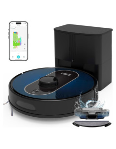 Aspiradora Robótica AZQQ S6 Pro 5000Pa Auto-Desvaciante