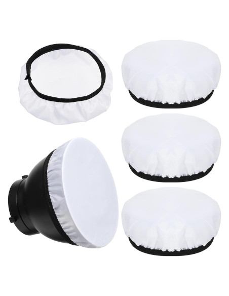 5 Pcs Difusor de Lámpara Aozuo para Reflectores 14-18 cm