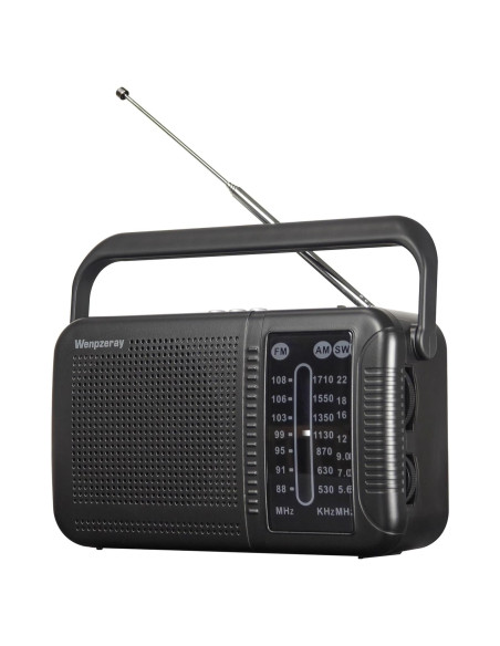 Radio Retro AM FM Bluetooth Wenpzeray D219 Compacta 3 Bandas