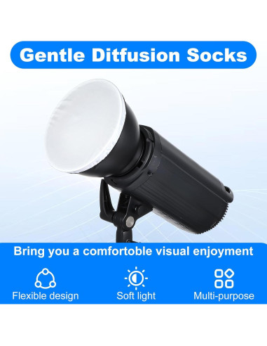 5 Pcs Difusor de Lámpara Aozuo para Reflectores 14-18 cm