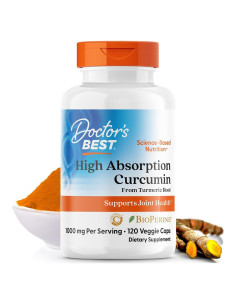 Curcumina Alta Absorción Doctor's Best 500mg 120 Cápsulas
