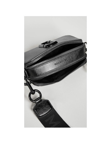 Bolso Hobo Dual Marc Jacobs Mujer Cuero Saffiano Blanco