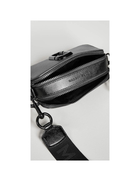 Bolso Hobo Dual Marc Jacobs Mujer Cuero Saffiano Blanco