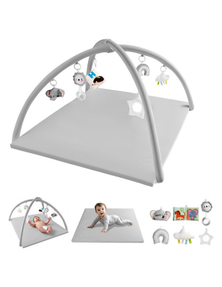 Gimnasio de Juego para Bebés JINAN - Alfombra Suave Antideslizante