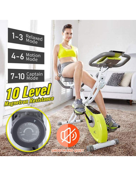 Bicicleta de Ejercicio Plegable Leikefitness LEIKE X Magnética