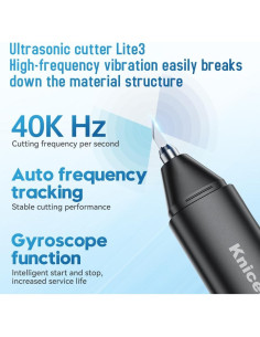 Cuchillo Ultrasónico Kniceo Lite3, 40kHz, 50 Cuchillas Repuesto 2