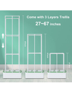 Kit de Cultivo Hidropónico Inteligente eSuperegrow 7L Interior 2