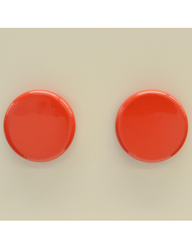 Imán Magnético Rojo 30mm MAGEX - 2 Piezas