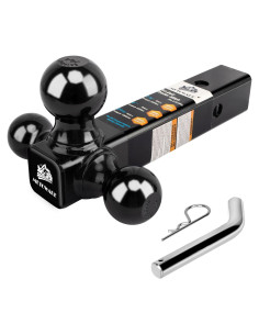 Enganche de Remolque Tri Bola METOWARE 3 Tamaños 907kg a 4536kg