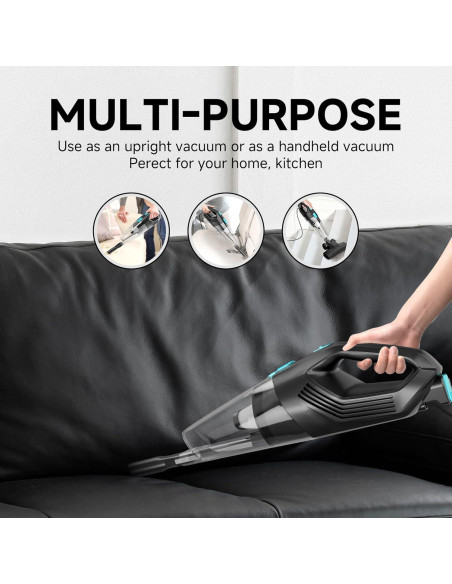 Aspiradora de varilla con cable Fenhua T18 450W 5 en 1 Azul