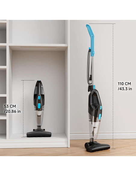 Aspiradora de varilla con cable Fenhua T18 450W 5 en 1 Azul