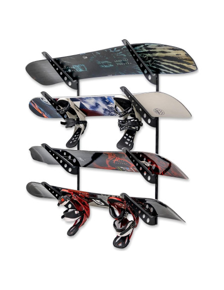 Soporte de Almacenamiento Ajustable StoreYourBoard para 4 Snowboards