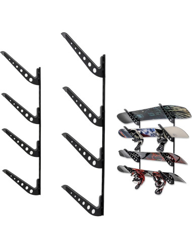 Soporte de Almacenamiento Ajustable StoreYourBoard para 4 Snowboards