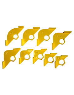 Paquete de 9 Plantillas de Router de Radio Click & Calm