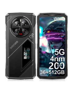 DOOGEE V40 Pro 5G Teléfono Resistente 36GB RAM 512GB Plata