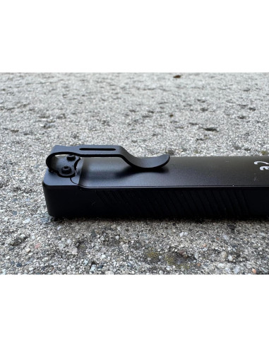 Clip de bolsillo para linterna Arkfeld Pro/UV DH - Acero negro