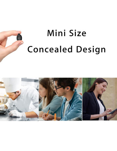 Auriculares Bluetooth Inalámbricos P&LLL BTLT-300 8 Horas Negro