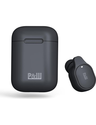 Auriculares Bluetooth Inalámbricos P&LLL BTLT-300 8 Horas Negro