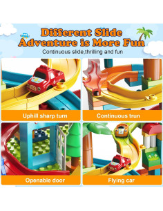 Bloques de Construcción Carrera de Canicas XYNGU 112 Piezas 2