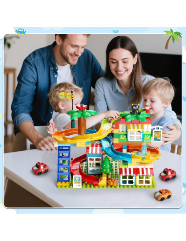 Bloques de Construcción Carrera de Canicas XYNGU 112 Piezas