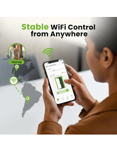 Cerradura Inteligente GHome para Puerta Principal WiFi 6 en 1 2