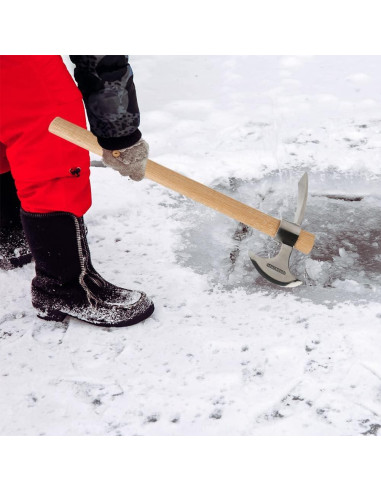 Pico de Jardín 2 en 1 AKBFOX Azada y Hacha Acero Inoxidable