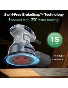 Lijadora Orbital TurboVolt TL-OS001 5" 3A 13000RPM con Freno 2