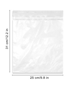 Bolsas de Basura Desechables Klyuqoz 100 Unidades 30.9x24.9cm 2