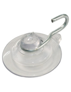 Ventosas Pequeñas Hillman 592011 - Soporta 0.45 kg - 4 Pzas