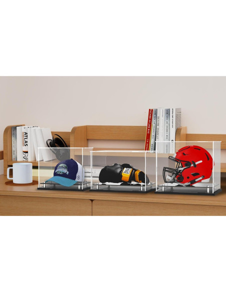 Estuche de exhibición acrílico para gorras de béisbol Wanlian