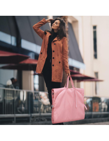 Bolsa de Ropa para Viaje EASYSO 152 cm Rosa con Ventanas