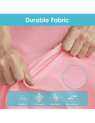 Bolsa de Ropa para Viaje EASYSO 152 cm Rosa con Ventanas